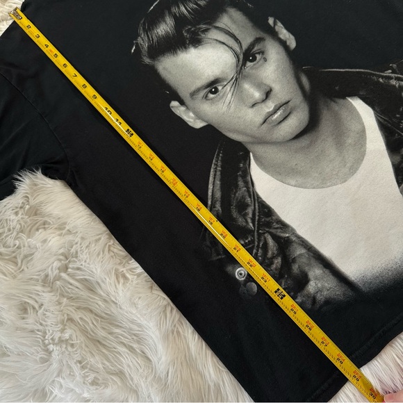 Cry Baby Johnny Depp Long Sleeve Black Tee - Picture 3 of 8